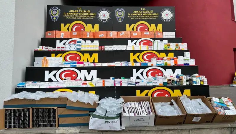 Adana'da Yasa Dışı İlaç Operasyonu: 20 Ton Güvenlik Madde Ele Geçirildi