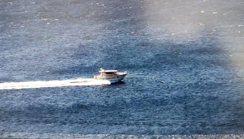 Ege Denizi'nde Kurtarılan Türk Vatandaşı Bodrum'a Uğurlandı